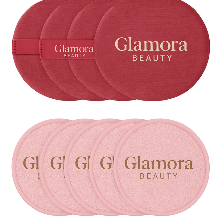 Make-up Entferner Pads – 5 Stück – Rosa | Sanft, Wiederverwendbar & Umweltfreundlich