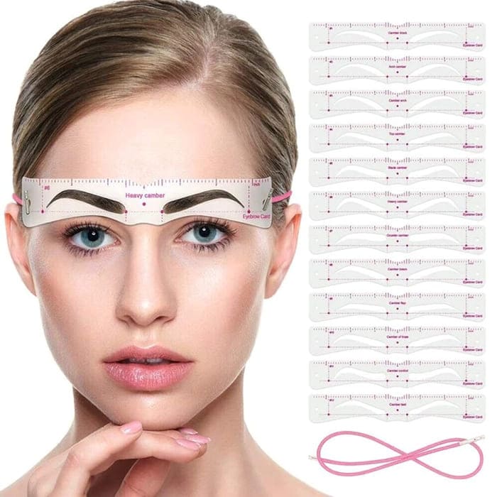 Augenbrauen Eyebrow Schablonen Kit - Glamora Beauty