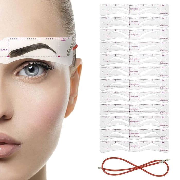 Augenbrauen Eyebrow Schablonen Kit - Glamora Beauty