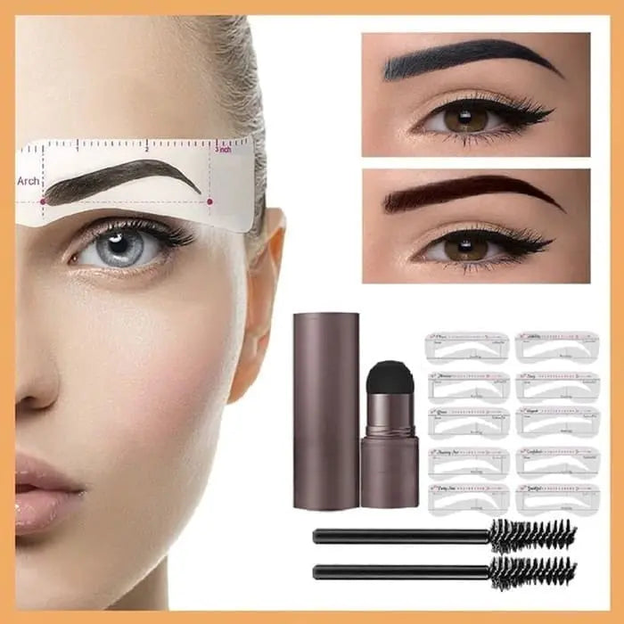 Augenbrauen Eyebrow Stempel Set - Glamora Beauty