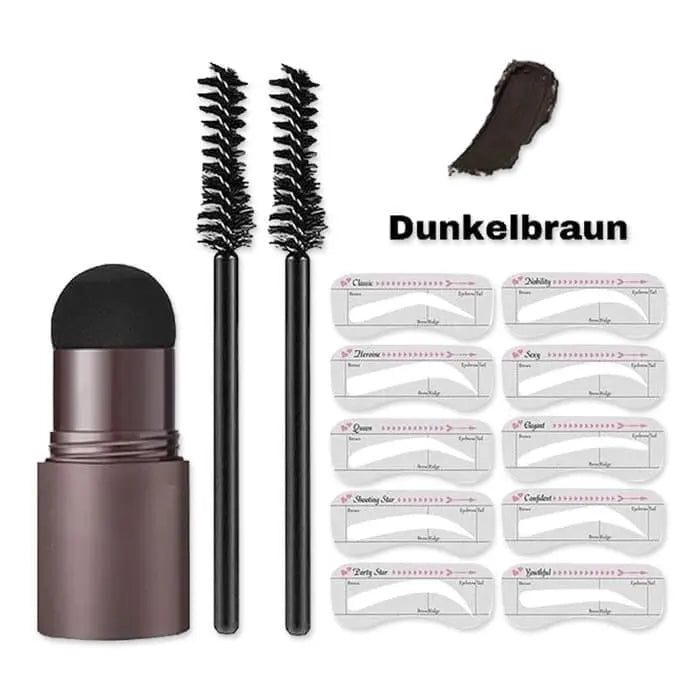 Augenbrauen Eyebrow Stempel Set - Glamora Beauty