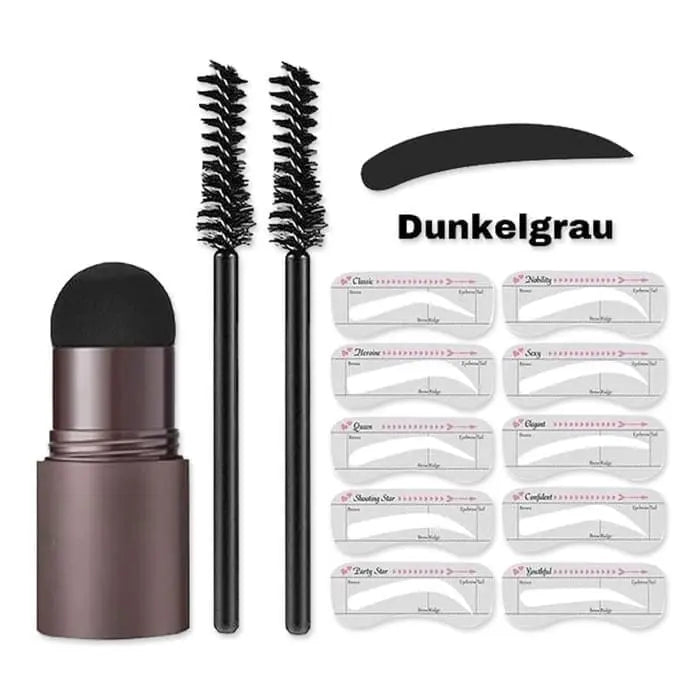 Augenbrauen Eyebrow Stempel Set - Glamora Beauty