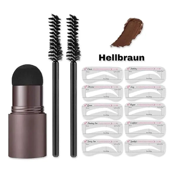 Augenbrauen Eyebrow Stempel Set - Glamora Beauty