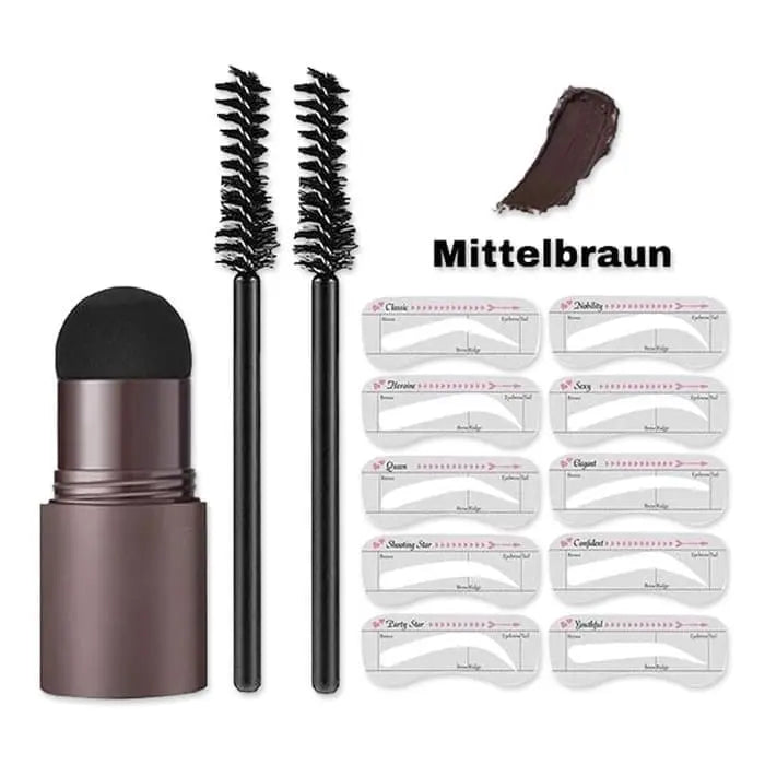 Augenbrauen Eyebrow Stempel Set - Glamora Beauty