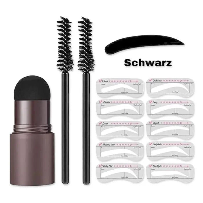 Augenbrauen Eyebrow Stempel Set - Glamora Beauty