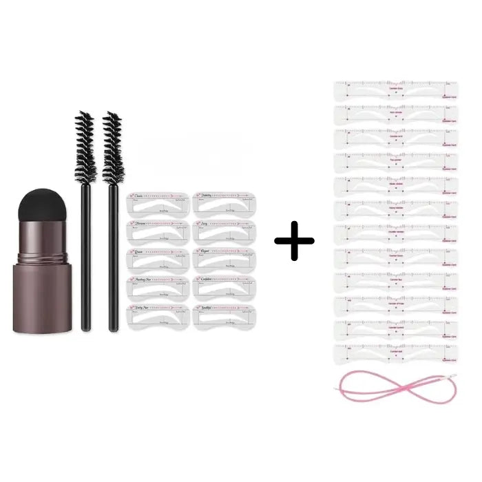 Augenbrauen Eyebrow Stempel Set - Glamora Beauty