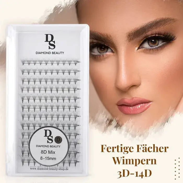 Fertige Fächer Wimpern - Glamora Beauty