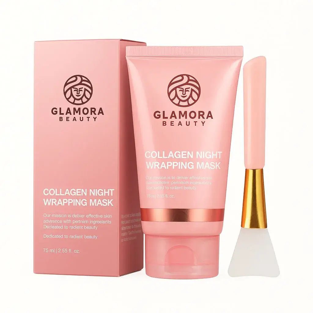 Glamora Beauty Collagen Night Wrapping Mask – Anti-Aging Nachtmaske für straffe, hydratisierte Haut