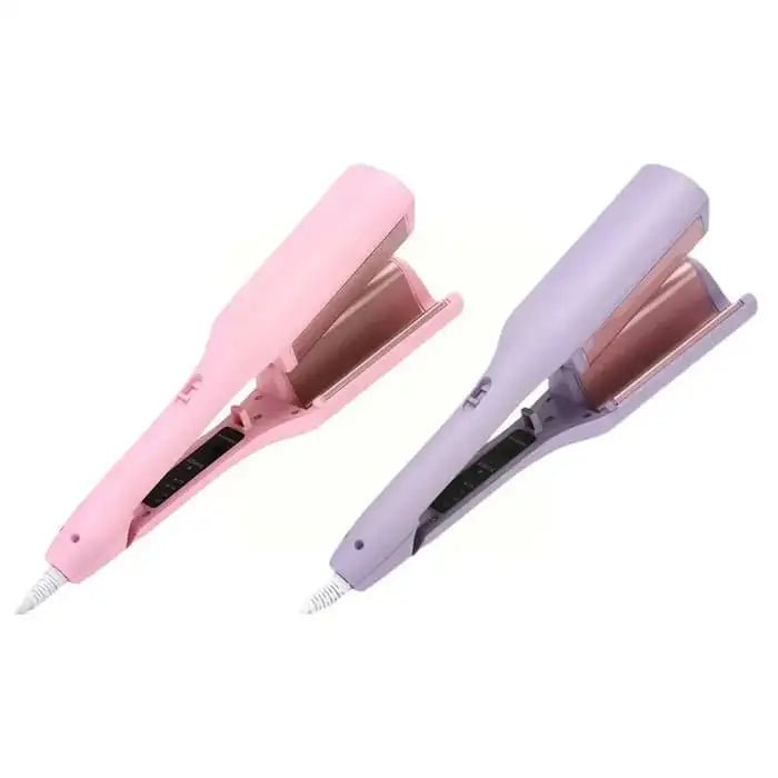 Glamora Premium Wave Styler in Pink und Lila – moderner Lockenstab mit Keramikbeschichtung