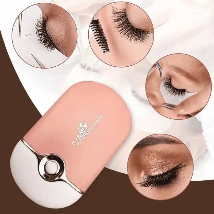Glamora Wimpern Mini Ventilator – professioneller Lash Fan zum schnellen Trocknen von Wimpernverlängerungen