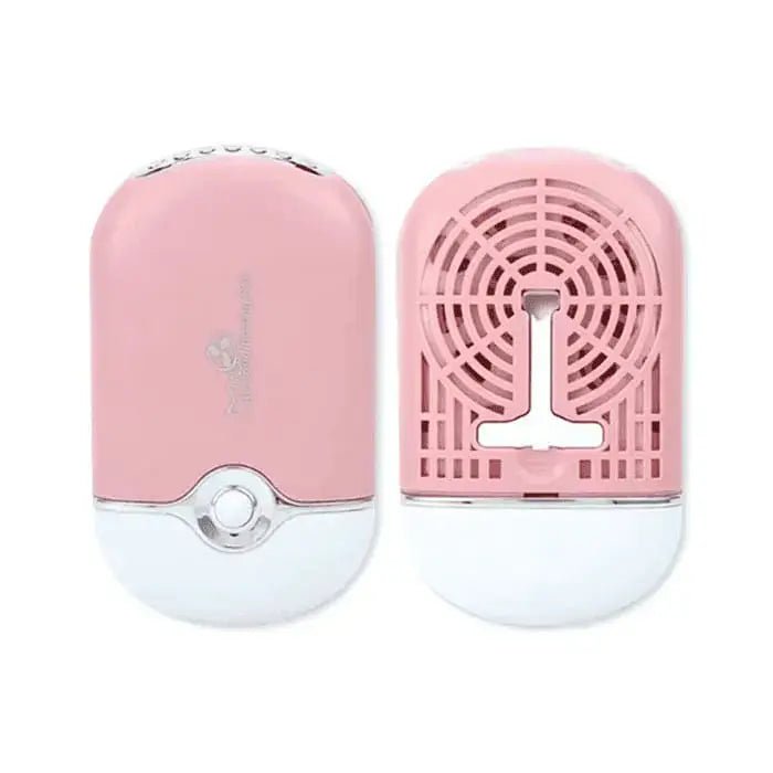 Glamora Wimpern Mini Ventilator – Vorder- und Rückseite des wiederaufladbaren Lash Fans