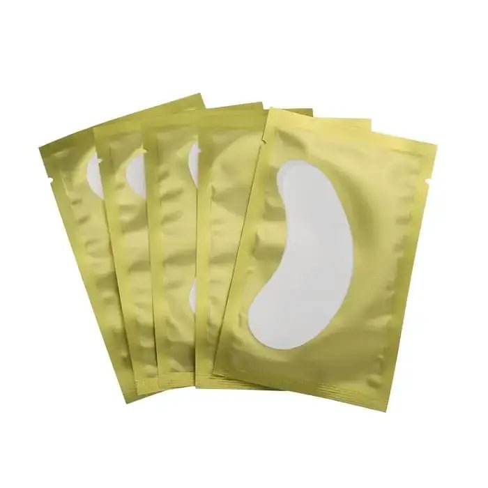 Goldene Hydrogel Augenpads für Lash Extensions