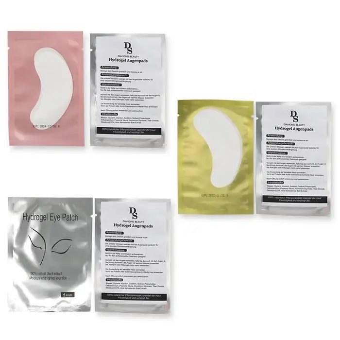 Hydrogel Augenpads verschiedene Farben für Wimpernverlängerung