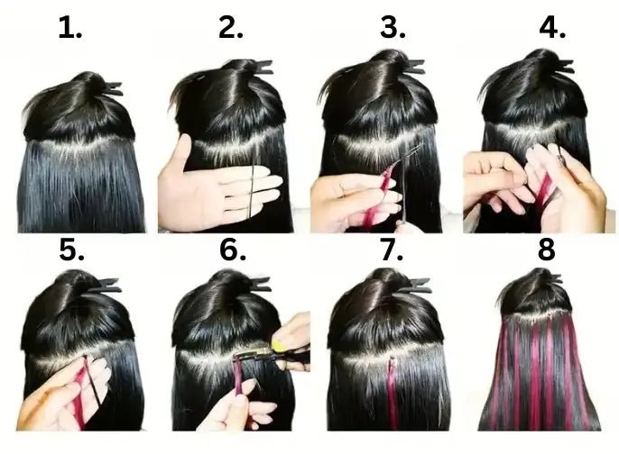 Anleitung Haarverlängerung mit Microringen – Schritt-für-Schritt Anwendung der Extensions