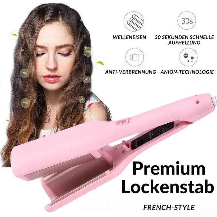 Premium Lockenstab 2023 Welleneisen - Glamora Beauty