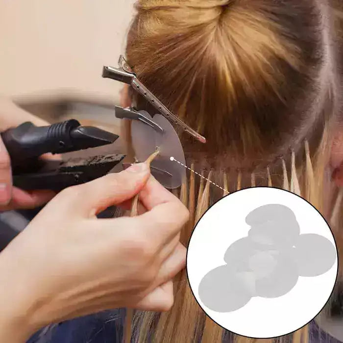 Schutzschablone rund für Haarverlängerung Bondings - Glamora Beauty