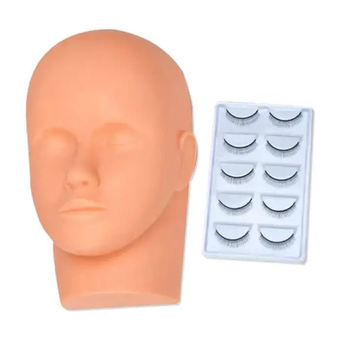 Übungskopf und Wimpern - Glamora Beauty