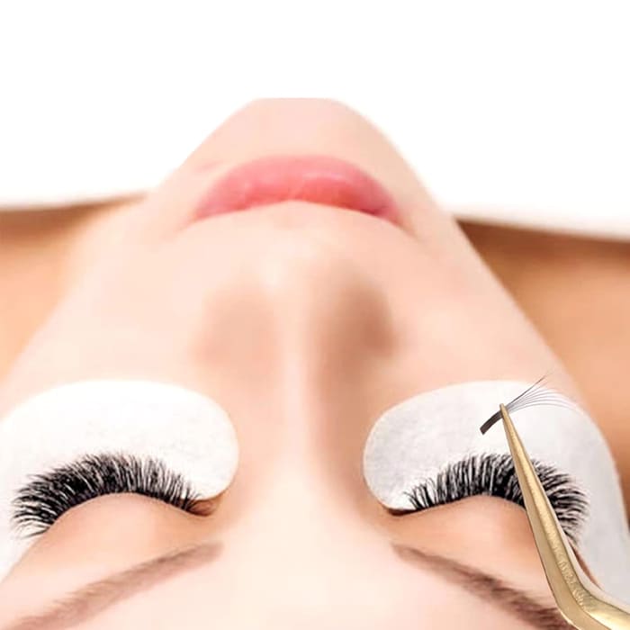 Wimpern Pinzette Gold Wimpernverlängerung gebogen - Glamora Beauty