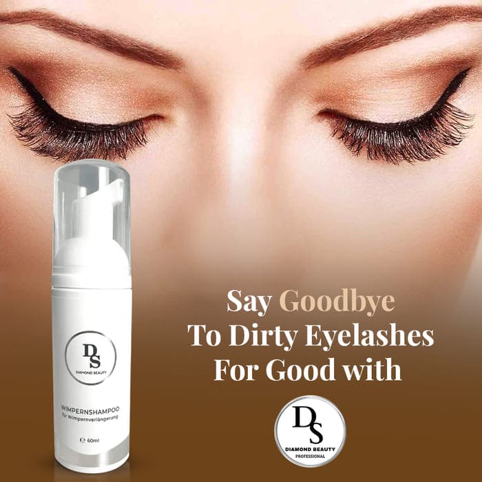 Wimpernshampoo für Wimpernverlängerung - Glamora Beauty