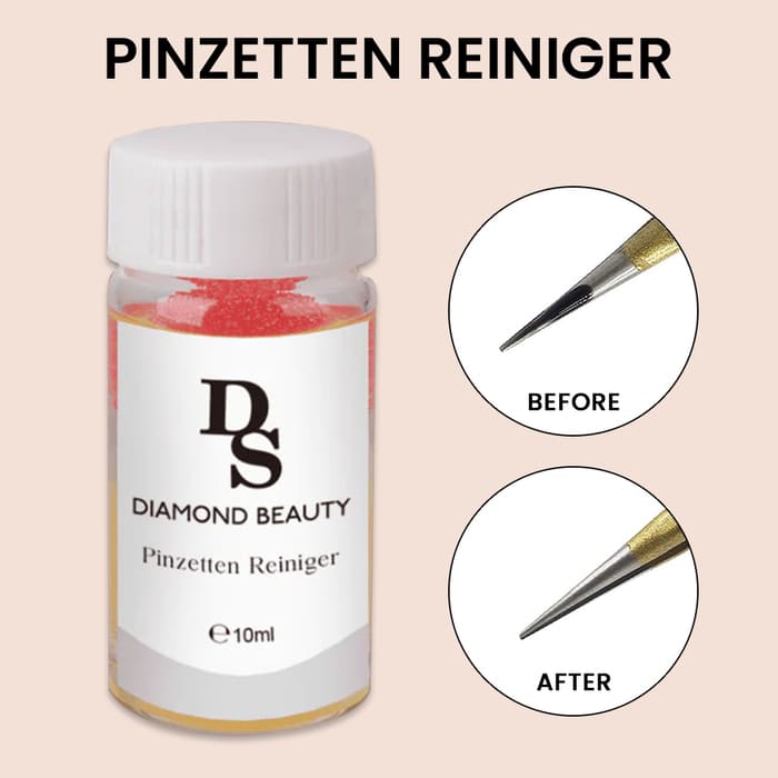 Wimpernverlängerung Pinzetten Aceton Reiniger - Glamora Beauty